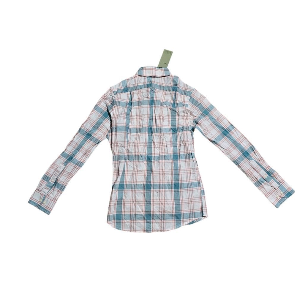 Men's GOODFELLOW Slim Fit Plaid Button Down Shirt Small‎
